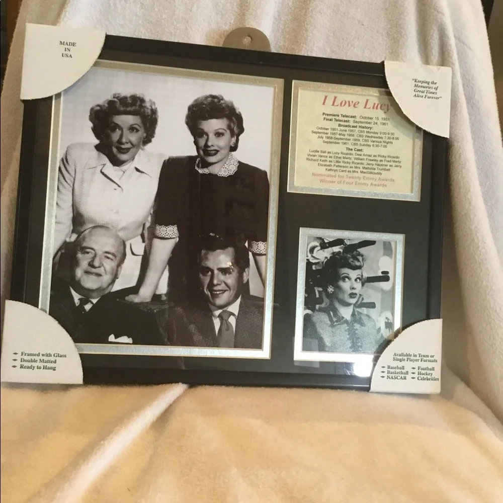 I Love 💗 Lucy Framed Art - Picture 5 of 6